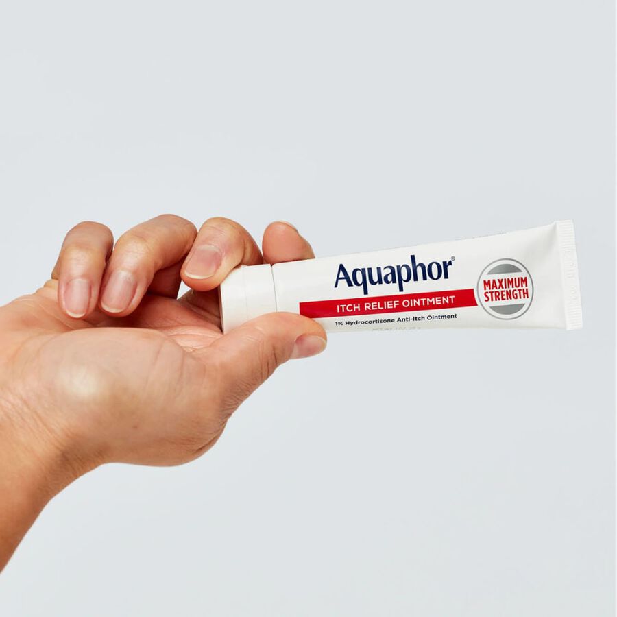 FSA Eligible Aquaphor Itch Relief Ointment, 1 Hydrocortisone, 1 oz